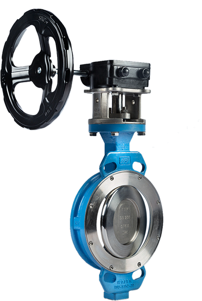 Double eccentric, high performance butterfly valve Colossus Colossus
